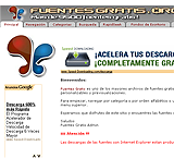 fuentes gratis