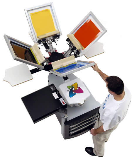 maquina serigrafia textil